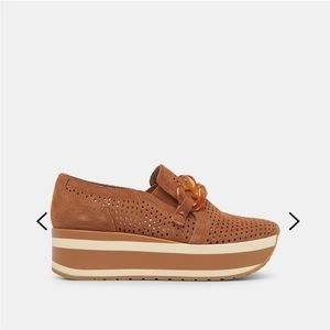 Dolce Vita | Jhenee platform loafer-sneaker | Pecan suede | US8 EU38